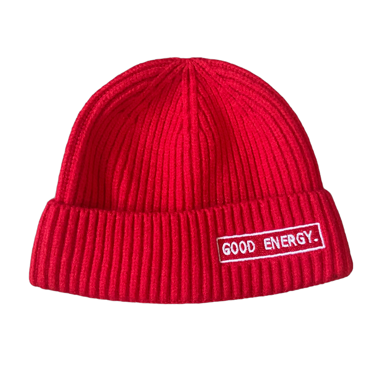 Red GE Beanie
