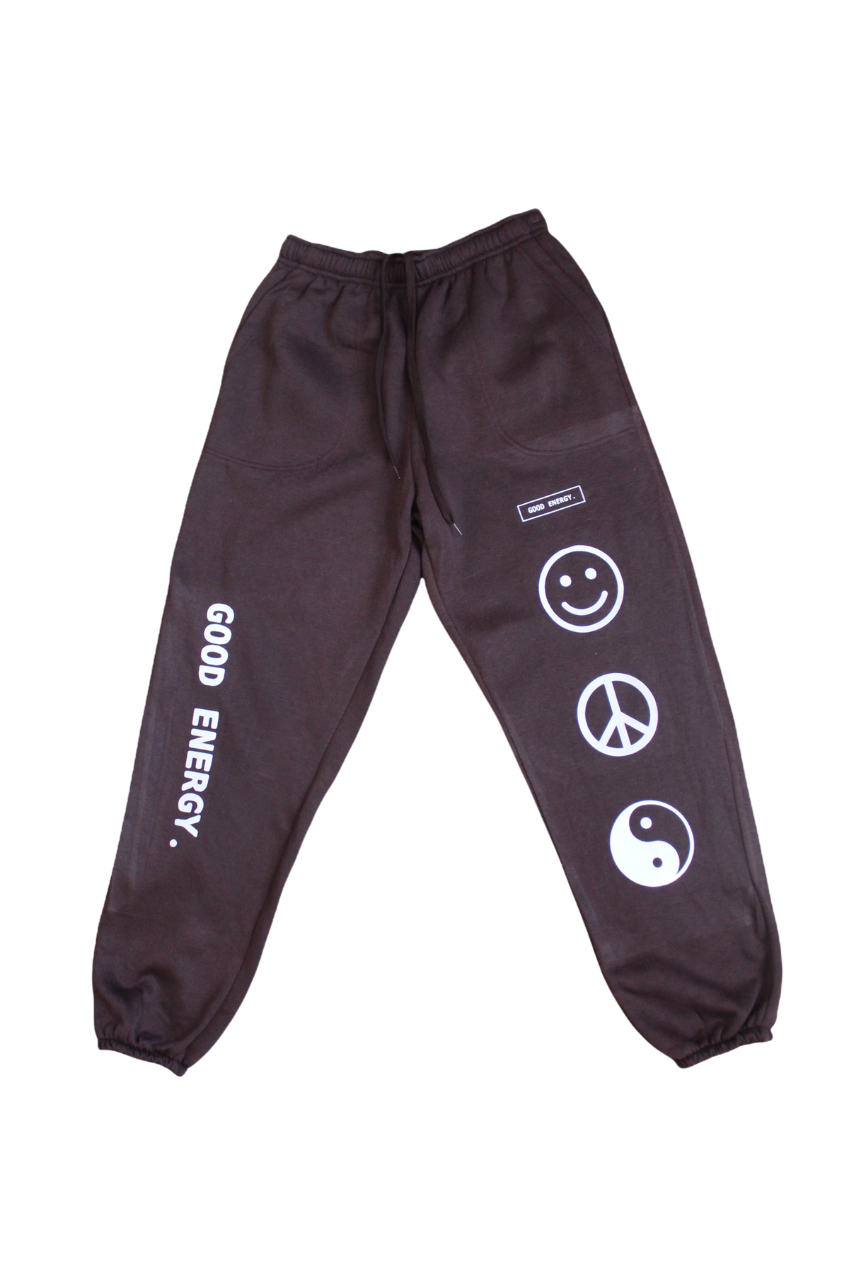 Brown GE "Peace" Sweats