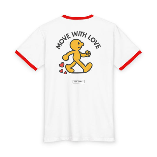 Move With Love T-Shirt | Ringer Tee