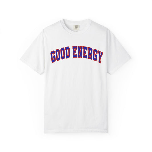 White/Navy Arch Tee